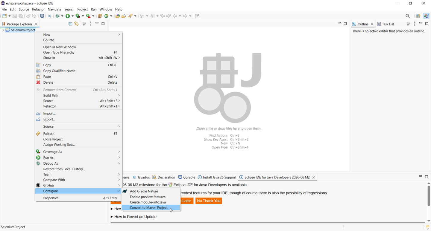 java to maven convert