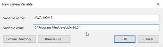 set java home 1